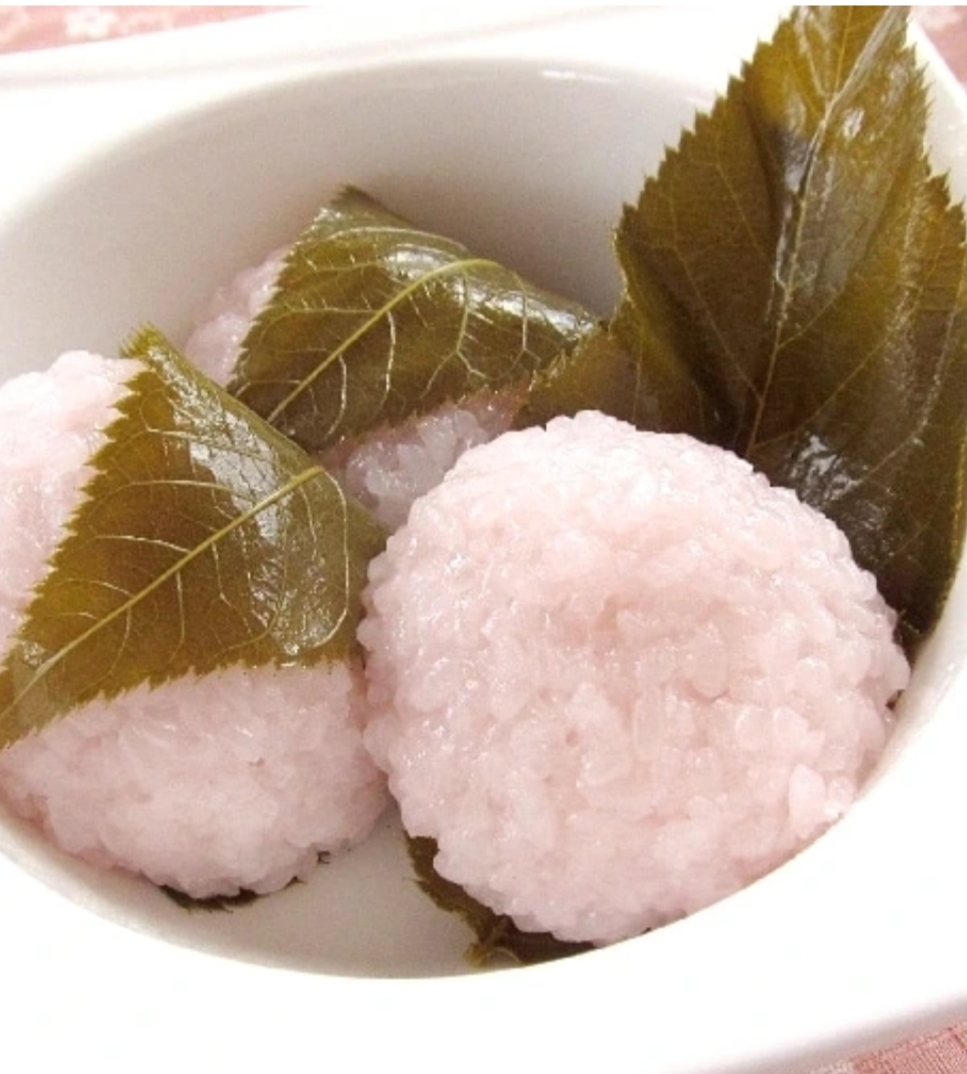 桜もち　道明寺製